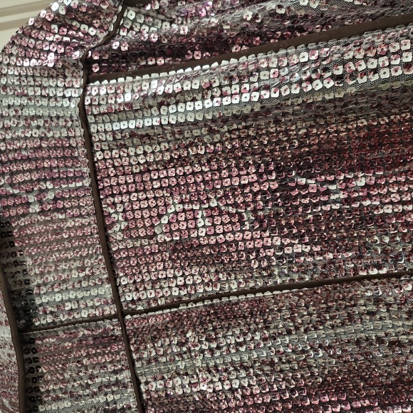 CHICO"S Sequin Snake Print Blazer - Picture 5 of 9